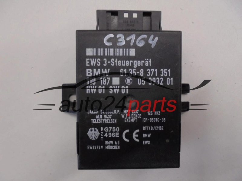 Sterownik silnika EWS BMW E38 61358371351 05393201