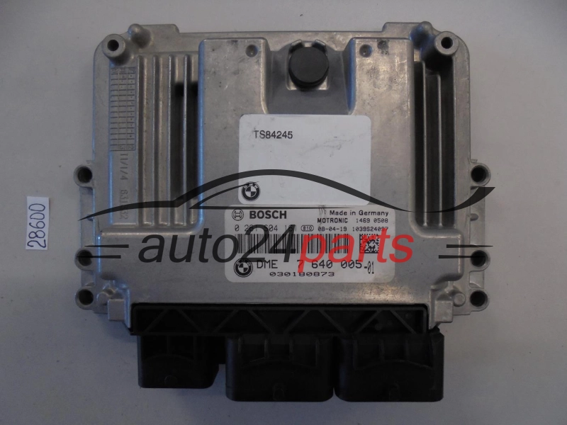 KOMPUTER STEROWNIK SILNIKA BMW MINI 1.6 BOSCH 0 261 S04 161, 0261S04161, DME 7 640 005, DME 7640005