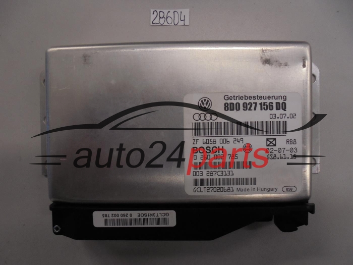 Sterownik skrzyni automatycznej Audi Volkswagen Bosch 0260002785 8D0927156DQ