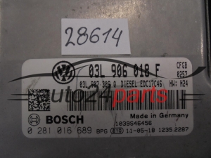 VOLKSWAGEN 0281016689 03L906018F