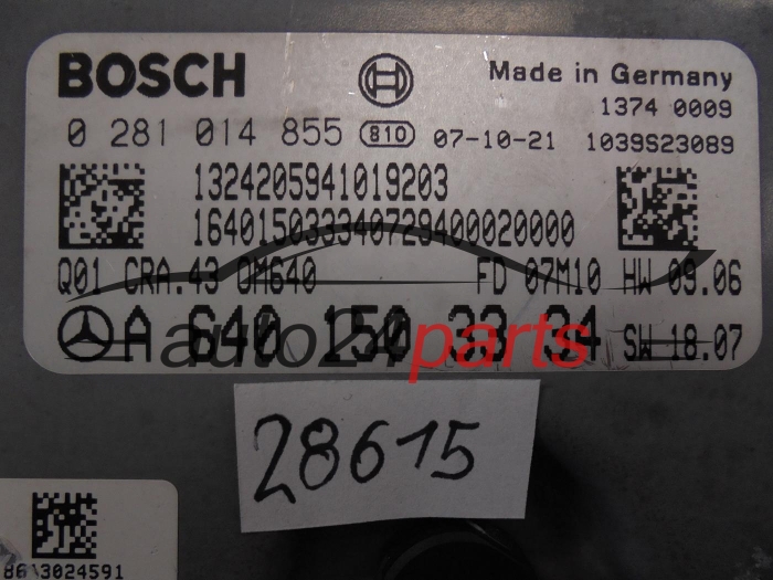 MERCEDES BENZ 0281014855 A6401503334 CRA.43