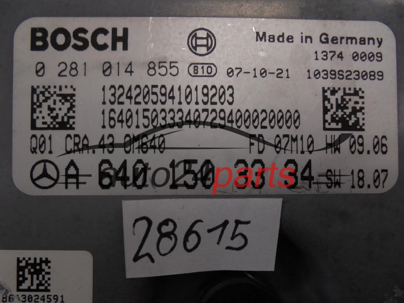 MERCEDES BENZ 0281014855 A6401503334 CRA.43