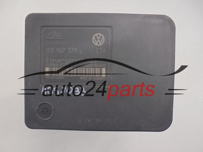 ABS Pumpe und steuergerat  AUDI VOLKSWAGEN SEAT SKODA 1J0 614 117 G, 1J0614117G, ATE 10.0206-0077.4, 10020600774, 1C0 907 379 L, 1C0907379L, 10.0960-0334.3, 10096003343