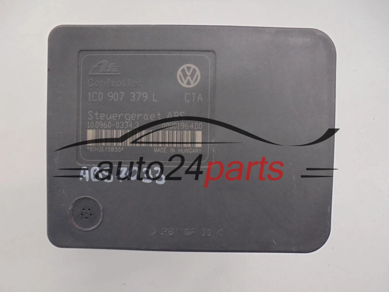 ABS Pumpe und steuergerat  AUDI VOLKSWAGEN SEAT SKODA 1J0 614 117 G, 1J0614117G, ATE 10.0206-0077.4, 10020600774, 1C0 907 379 L, 1C0907379L, 10.0960-0334.3, 10096003343