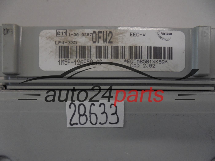Sterownik silnika Ford Focus 1.4 1M5F12A650AD LP4335 – zdjęcie 2