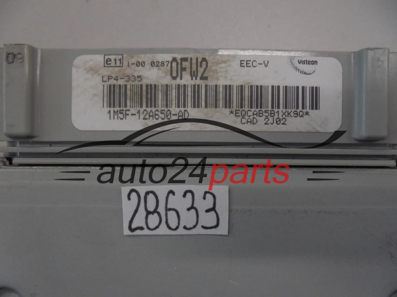 KOMPUTER STEROWNIK SILNIKA FORD FOCUS 1.4 VISTEON 1M5F-12A650-AD, 1M5F12A650AD, OFW2, LP4-335