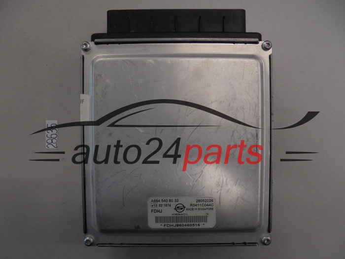 ECU ENGINE CONTROLLER SSANGYONG KYRON A6645408032, A664 540 80 32, R0411C044C
