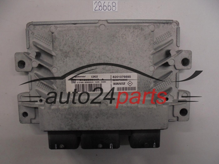 KOMPUTER STEROWNIK SILNIKA RENAULT TWINGO 1.1 S120200117 A, S120200117A, 8201076690