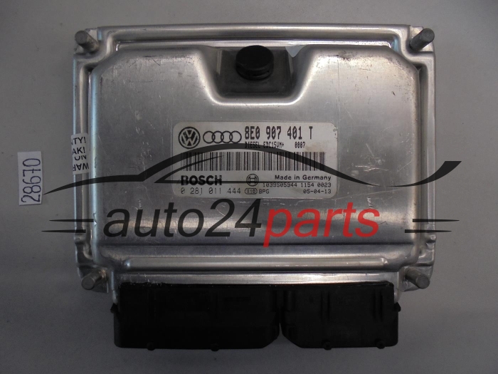 Sterownik silnika Volkswagen Passat 2.5 TDI 0281011444 8E0907401T
