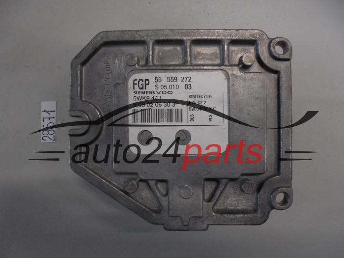 Sterownik silnika Opel Astra Vectra Signum Zafira 1.8 Z18XE 5WK9443 FGP55559272