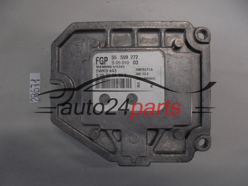 Sterownik silnika Opel Astra Vectra Signum Zafira 1.8 Z18XE 5WK9443 55559272