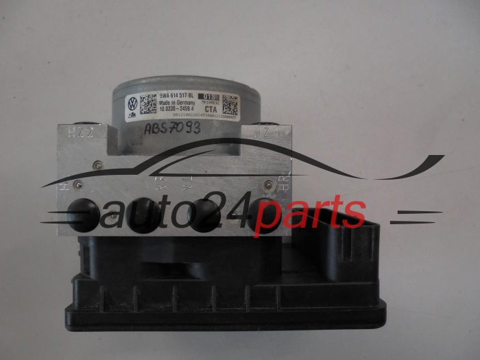 POMPA ABS I STEROWNIK VOLKSWAGEN SKODA 5WA614517BL 10.0918-0382.3 10091803823