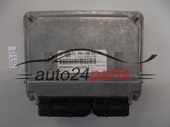 Μονάδα Ελέγχου Κινητήρα VOLKSWAGEN 06A906033AS 5WP40151 02