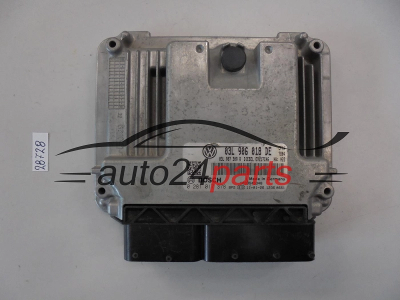 Sterownik silnika VOLKSWAGEN 0281017378 03L906018DE EDC17C46 - 28728