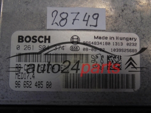 Sterownik silnika PEUGEOT 0261S04374 9665248580 MED17.4 - 28749