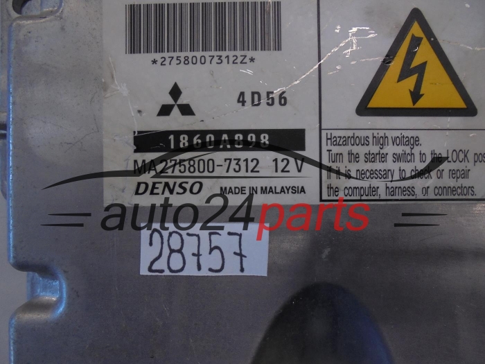 Centralina do motore MITSUBISHI L200 1860A898 MA275800-7312