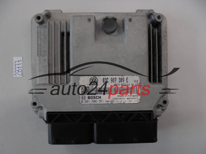 Centralita de motor VW VOLKSWAGEN BOSCH 0261S06351 03C907309E