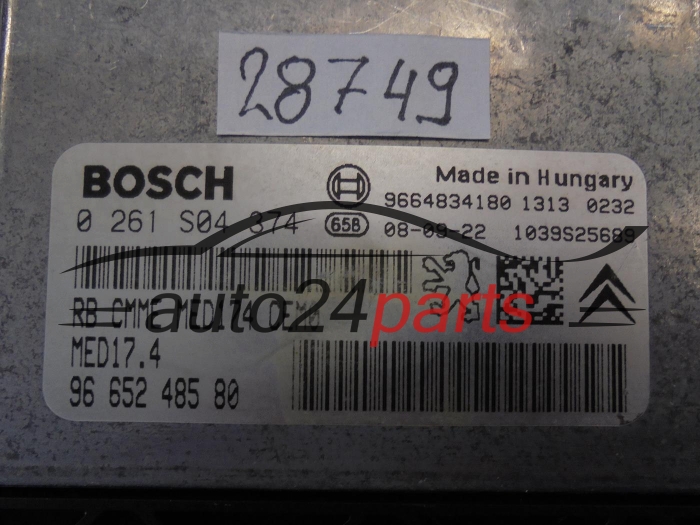 PEUGEOT 0261S04374 9665248580 MED17.4