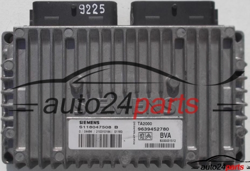 ECU AUTOMATIC GEARBOX CITROEN C5 2.0, SIEMENS S118047508 B, S118047508B, 9639452780 BVA, TA2000