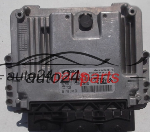 CALCULATEUR MOTEUR CITROEN C3 1.4 HDI BOSCH 0 281 017 337,  96 768 330 80,  9666729680