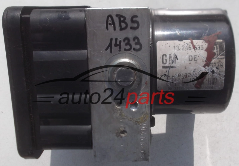 POMPE HYDRAULIQUE ET CALCULATEUR dABS OPEL ZAFIRA B GM 13 246 535 BL, 13246535, ATE 10.0206-0290.4, 10020602904, 10.0960-0554.3, 10096005543