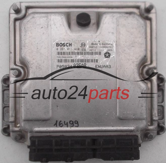 Μονάδα Ελέγχου Κινητήρα CHRYSLER CRUISER 2.2 CRD BOSCH 0 281 011 410, 0281011410, P05034035AB