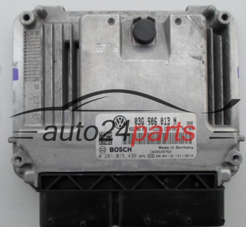 Μονάδα Ελέγχου Κινητήρα  SEAT IBIZA 1.9 TDI BOSCH 0 281 015 436,  03G 906 013 N