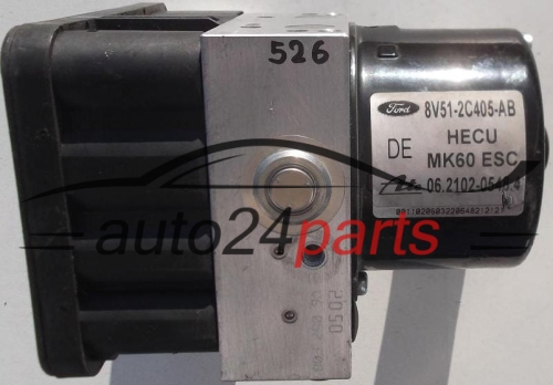 ABS POMPA I STEROWNIK FORD FIESTA FoMoCo 8V51-2C405-AB, ATE 06.2102-0548.4