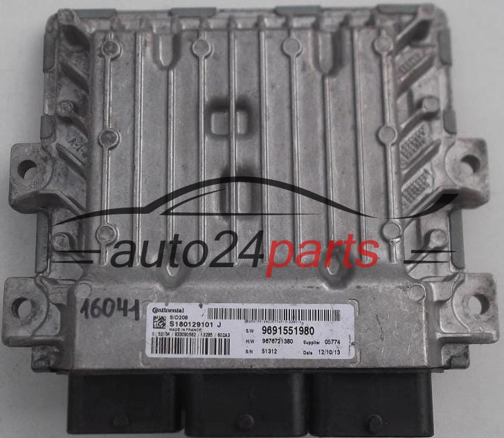 Odnowiony sterownik silnika Fiat Ducato 2.2 Multijet S180129101J 9691551980