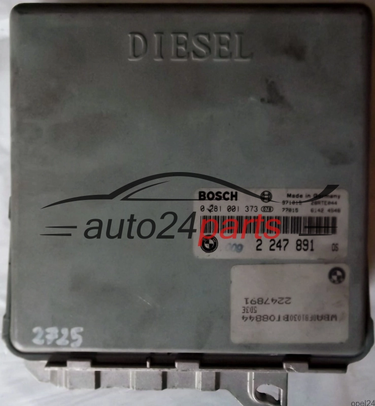 ECU ENGINE CONTROLLER BMW E39 525 2.5 TDS BOSCH 0281001373