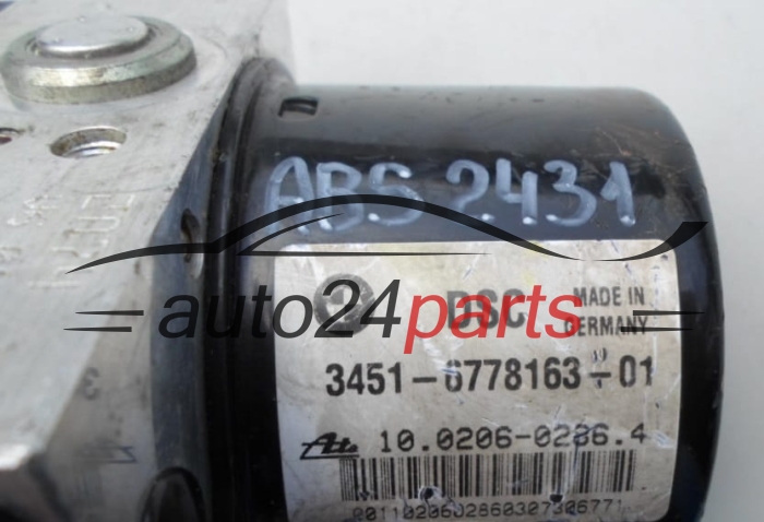 BOMBA HIDRAULICA Y CENTRALITA ABS BMW 3451-6778163-01, 3451677816301, 10.0206-0286.4, 10020602864, 10.0960-0834.3, 10096008343