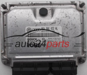 ECU ENGINE CONTROLLER SKODA OCTAVIA 1.8 T AUM BOSCH 0 261 207 438, 0261207438, 06A 906 032 HL, 06A906032HL, 1039S01217