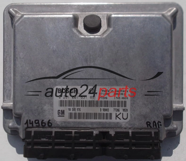 KOMPUTER STEROWNIK SILNIKA OPEL ASTRA VECTRA ZAFIRA 2.0 DTI BOSCH 0 281 001 631