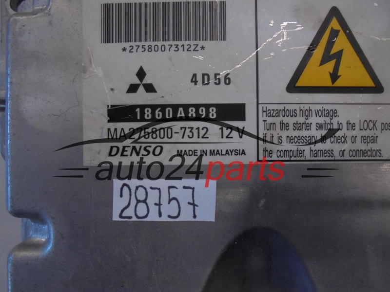 MITSUBISHI L200 1860A898, MA275800-7312, MA2758007312