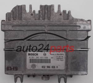 CALCULATEUR MOTEUR VW VOLKSWAGEN POLO 1.6 AEA 032906026H, 032 906 026 H, BOSCH 0261203897/898, 0 261 203 897, 0 261 203 898 