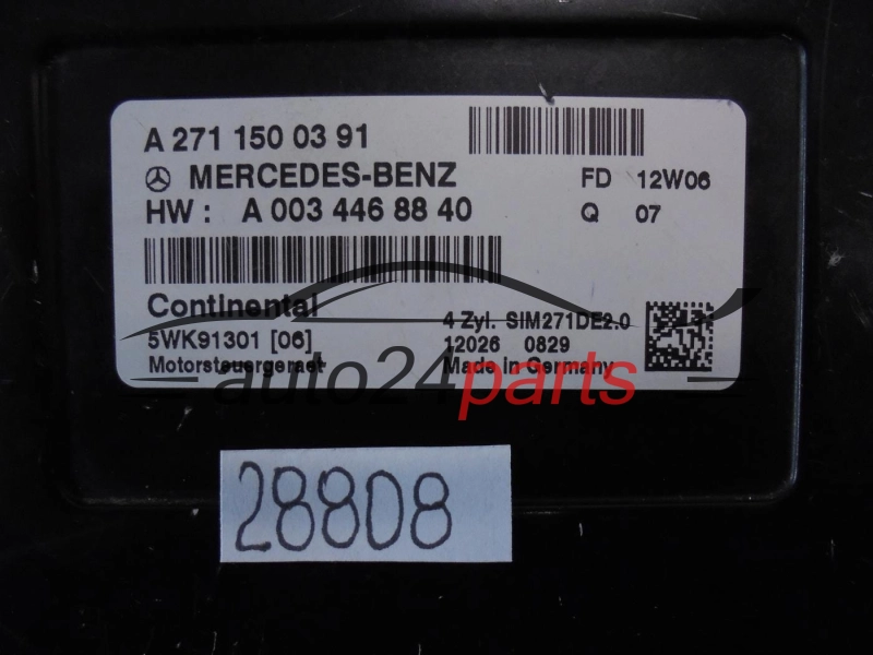 Sterownik silnika Mercedes 5WK91301(03) 5WK91301 – zdjęcie 2