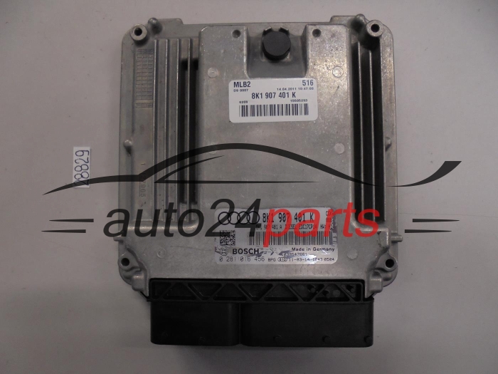 KOMPUTER STEROWNIK SILNIKA AUDI A4, A5 2.7 TDI, BOSCH 0 281 016 456, BOSCH 0281016456, 8K1 907 401 K, 8K1907401K, 8K1907401A