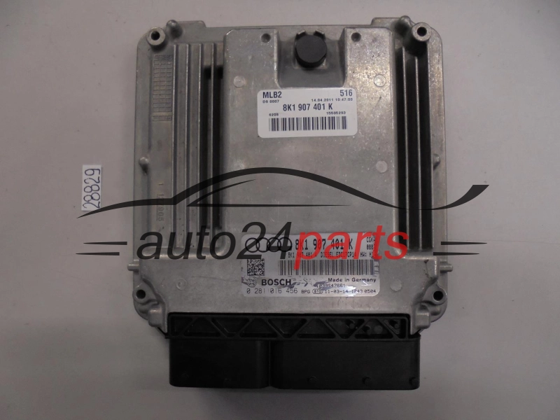KOMPUTER STEROWNIK SILNIKA AUDI A4, A5 2.7 TDI, BOSCH 0 281 016 456, BOSCH 0281016456, 8K1 907 401 K, 8K1907401K, 8K1907401A