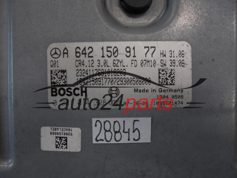 KOMPUTER STEROWNIK SILNIKA MERCEDES BENZ 0281014328 A6421509177 CR4.12