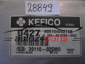 Μονάδα Ελέγχου Κινητήρα KIA 39110-02SM0 3911002SM0 9001040427KB