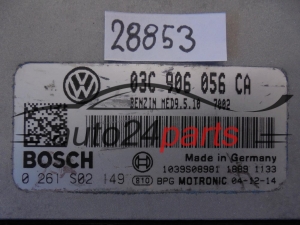 Μονάδα Ελέγχου Κινητήρα VOLKSWAGEN 0261S02149 03C906056CA MED9.5.10