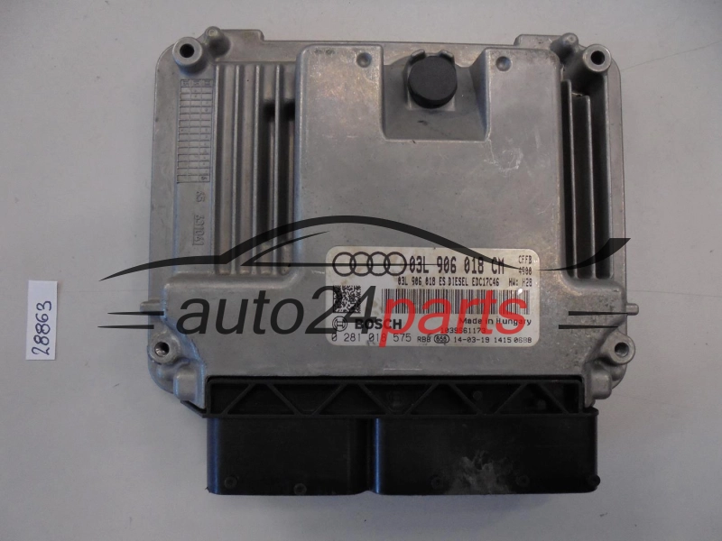 Komputer sterownik silnika Audi 0281018575 03L906018CM EDC17C46