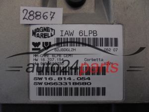 KOMPUTER STEROWNIK SILNIKA PEUGEOT 307 407 2.0  IAW6LPB  IAW 6LPB  9663318680