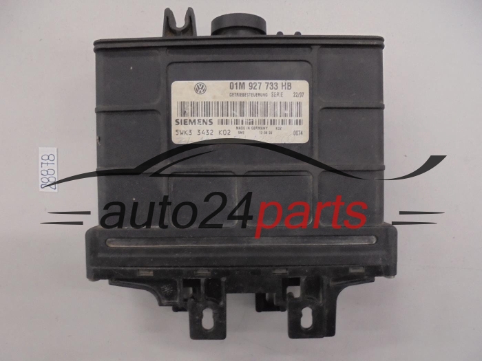 STEROWNIK SKRZYNI AUTOMATYCZNEJ VOLKSWAGEN POLO SIEMENS 5WK3 3432 K02, 5WK33432, 01M 927 733 HB, 01M927733HB
