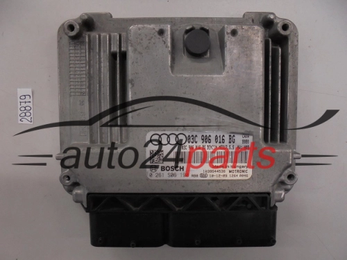 KOMPUTER STEROWNIK SILNIKA AUDI A1 1.4 TFSI 03C906016BG, 03C 906 016 BG BOSCH 0261S06190, 0 261 S06 190, BENZIN MED17.5.5