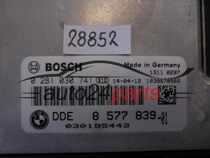 BMW 0281030741 DDE 8577839 DDE8577839