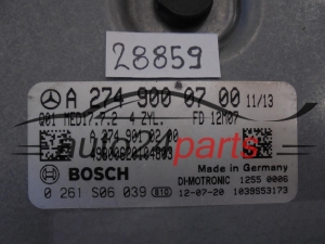 MERCEDES BENZ 0261S06039 A2749000700 MED17.7.2