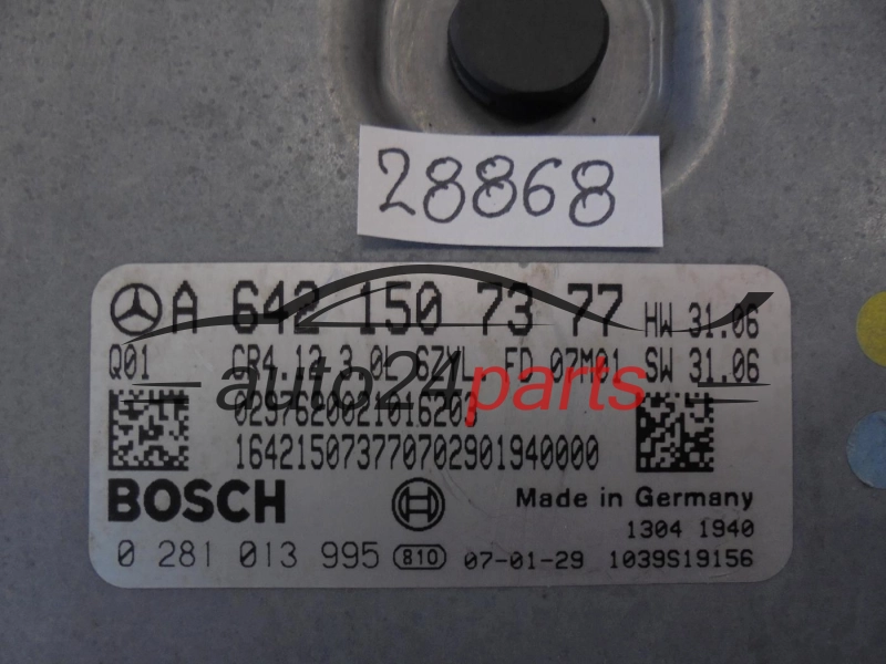 MERCEDES BENZ 0281013995 A6421507377 CR4.12