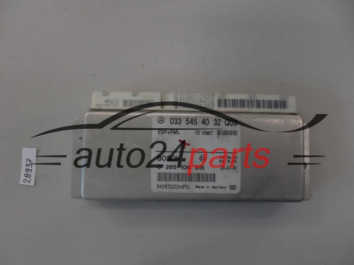 Sterownik ABS ESP PML Mercedes W211 0265109515 A0335454032