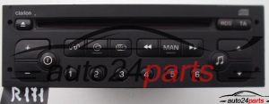 RADIO CD CLARION RD3-01 PEUGEOT 96 488 011 XT / 96488011XT / PU-2471A(G) / PU2471A(G)